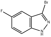 3-溴-5-氟吲唑 结构式