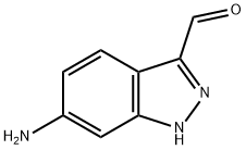 1H-Indazole-3-carboxaldehyde, 6-aMino- 结构式