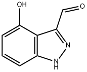 4-羟基吲唑-3-甲醛 结构式