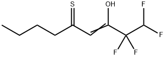 3-Nonene-5-thione,1,1,2,2-tetrafluoro-3-hydroxy- 结构式