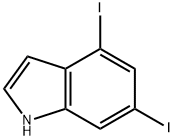 1H-Indole, 4,6-diiodo- 结构式