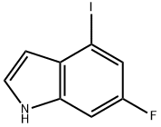 6-氟-4-碘-吲哚 结构式