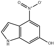 6-羟基-4-硝基-吲哚 结构式