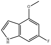 6-氟-5-甲氧基吲哚 结构式