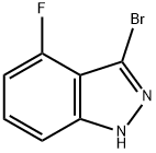 4-氟-3-溴-吲唑 结构式