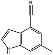 4-CYANO-6-METHYL INDOLE 结构式