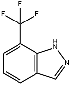 7-(三氟甲基)-1H-吲唑 结构式