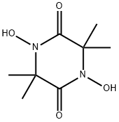 1,4-二羟基-3,3,6,6-四甲基哌嗪-2,5-二酮 结构式