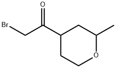 Ethanone, 2-bromo-1-(tetrahydro-2-methyl-2H-pyran-4-yl)- (9CI) 结构式