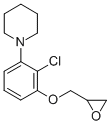 Piperidine, 1-[2-chloro-3-(oxiranylmethoxy)phenyl]- 结构式