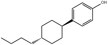 4-(反式-4-丁基环己基)苯酚 结构式