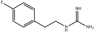 N-[2-(4-FLUORO-PHENYL)-ETHYL]-GUANIDINE 结构式