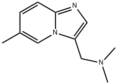 IMidazo[1,2-a]pyridine-3-MethanaMine, N,N,6-triMethyl- 结构式