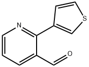 2-(噻吩-3-基)烟醛 结构式