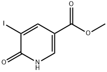 6-羟基-5-碘烟酸甲酯 结构式