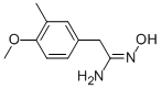 N-HYDROXY-2-(4-METHOXY-3-METHYL-PHENYL)-ACETAMIDINE 结构式