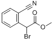 溴(2-氰基苯基)乙酸甲酯 结构式