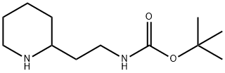 2-(BOC-2-氨基乙基)哌啶 结构式