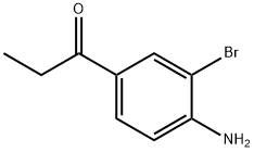 1-(4-AMINO-3-BROMO-PHENYL)-PROPAN-1-ONE 结构式