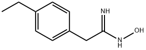 2-(4-ETHYL-PHENYL)-N-HYDROXY-ACETAMIDINE 结构式