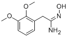 2-(2,3-DIMETHOXY-PHENYL)-N-HYDROXY-ACETAMIDINE 结构式