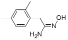 2-(2,4-DIMETHYL-PHENYL)-N-HYDROXY-ACETAMIDINE 结构式