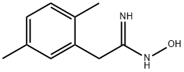 2-(2,5-DIMETHYL-PHENYL)-N-HYDROXY-ACETAMIDINE 结构式