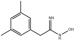 2-(3,5-DIMETHYL-PHENYL)-N-HYDROXY-ACETAMIDINE 结构式