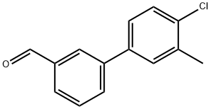 3-(2-Fluoro-3-methoxyphenyl)benzaldehyde 结构式