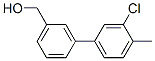 (3'-氯-4'-甲基-[1,1'-联苯]-3-基)甲醇 结构式