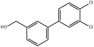 (3',4'-二氯-[1,1'-联苯]-3-基)甲醇 结构式
