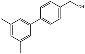 (3',5'-二甲基-[1,1'-联苯]-4-基)甲醇 结构式