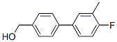 4-(4-Fluoro-3-methylphenyl)benzyl alcohol 结构式
