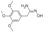 N-HYDROXY-2-(3,4,5-TRIMETHOXY-PHENYL)-ACETAMIDINE 结构式