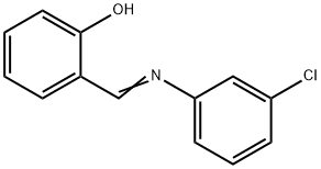 N-(3-Chlorophenyl)-2-hydroxybenzenemethaneimine 结构式