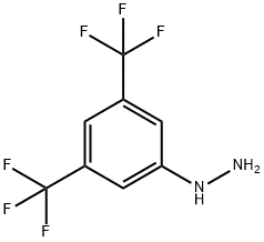 3,5-双(三氟甲基)苯肼 结构式