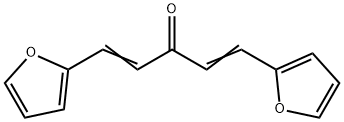 1,5-双-(2-呋喃)-1,4-戊二烯-3-酮 结构式