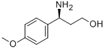 (S)-3-氨基-3-(4-甲氧基苯基)丙-1-醇 结构式