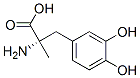 3-(3,4-DIHYDROXYPHENYL)-2-METHYL-L-ALANINE 结构式