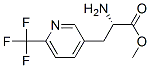3-PYRIDINEPROPANOIC ACID, A-AMINO-6-(TRIFLUOROMETHYL)-, METHYL ESTER, (AS)- 结构式