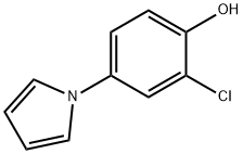 2-chloro-4-(1H-pyrrol-1-yl)phenol 结构式