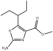 2-亚氨基-5-(戊-3-基)-2,3-二氢噻唑-4-羧酸酯甲酯 结构式