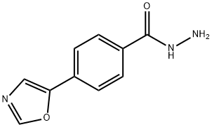 4-(5-噁唑基)苯甲酰肼 结构式