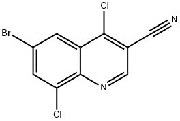 6-Bromo-4,8-dichloroquinoline-3-carbonitrile