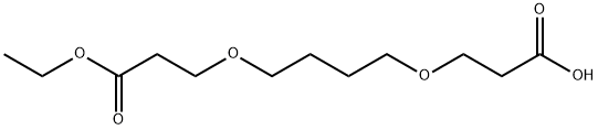 3-[4-(2-ETHOXYCARBONYL-ETHOXY)-BUTOXY]-PROPIONIC ACID
 结构式