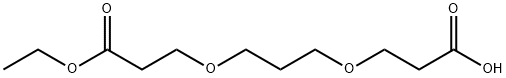 3-(3-(3-乙氧基-3-氧代丙氧基)丙氧基)丙酸 结构式