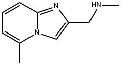 METHYL-(5-METHYL-IMIDAZO[1,2-A]PYRIDIN-2-YLMETHYL)-AMINE 结构式