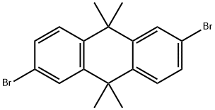 2,6-二溴-9,9,10,10-四甲基-9,10-二氢蒽 结构式