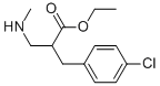 2-(4-氯苄基)-3-(甲基氨基)丙酸乙酯 结构式