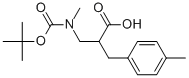 2-N-BOC-2-METHYLAMINOMETHYL-3-P-TOLYL-PROPIONIC ACID
 结构式